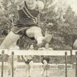 Alan Millet, class of 1969, competing in the hurdles.