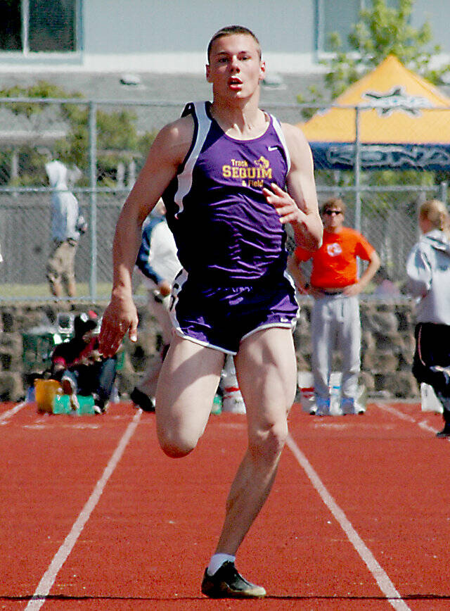 Kincaid Nichols was a state champion in the 100-meter run and won a conference championship at Central Washington University in the 200.