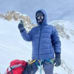 Paul Balkan gives a thumbs-up, indicating all is well at 16,000 feet as he scales Alaska's Denali. (Paul Balkan)