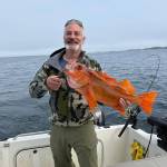 Brandon McNally caught this canary rockfish while fishing out of Neah Bay.