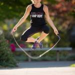 World champion Rene Bibaud and 12 athletes from Seattles Rain City Ropeworks jump rope team will perform at the North Olympic Library Systems Jump Roping Extravaganza in Forks, Port Angeles and Sequim on Wednesday and Thursday. The event will celebrate the end of NOLS Summer Reading Program.